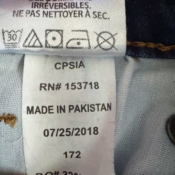 Joe's Jeans Girls 14 Youth Blue Stretch Denim Slim Fit Straight Leg Kids - Picture 12 of 13